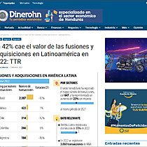 Un 42% cae el valor de las fusiones y adquisiciones en Latinoamrica en 2022: TTR